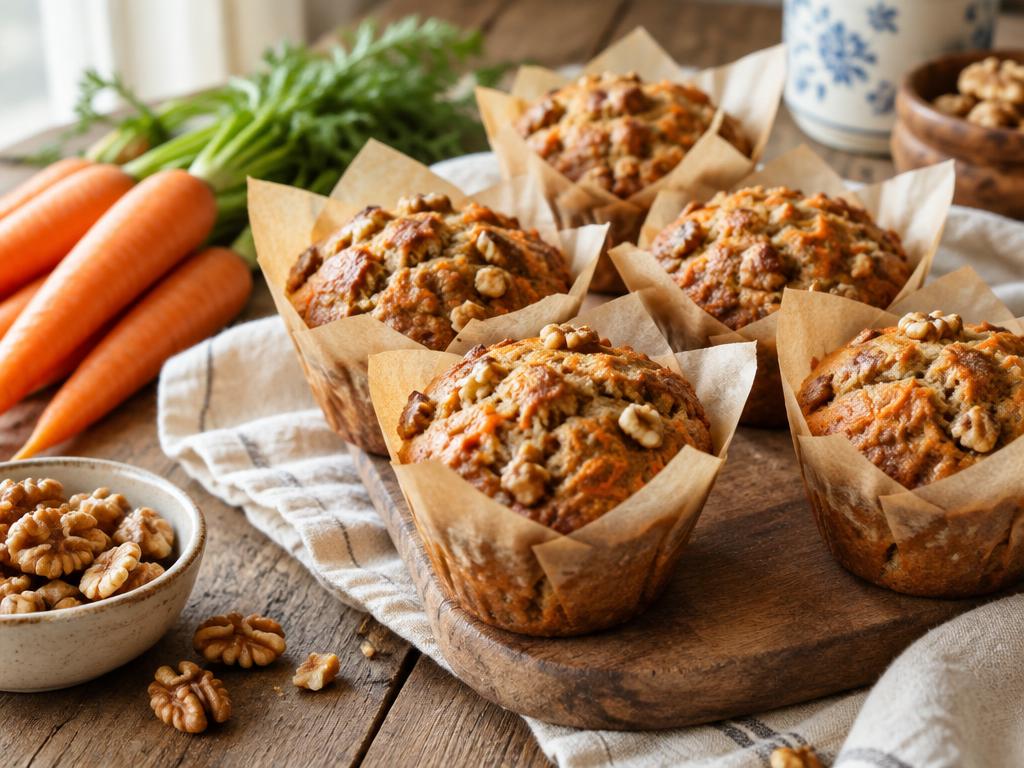 Muffins de zanahoria